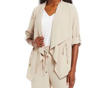 Calvin Klein Women's Open Jacket with Drawstring